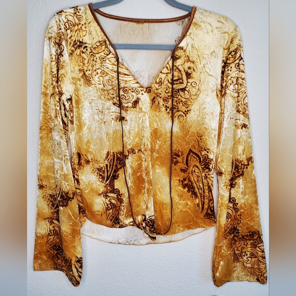 Beautiful and Soft Velour Top